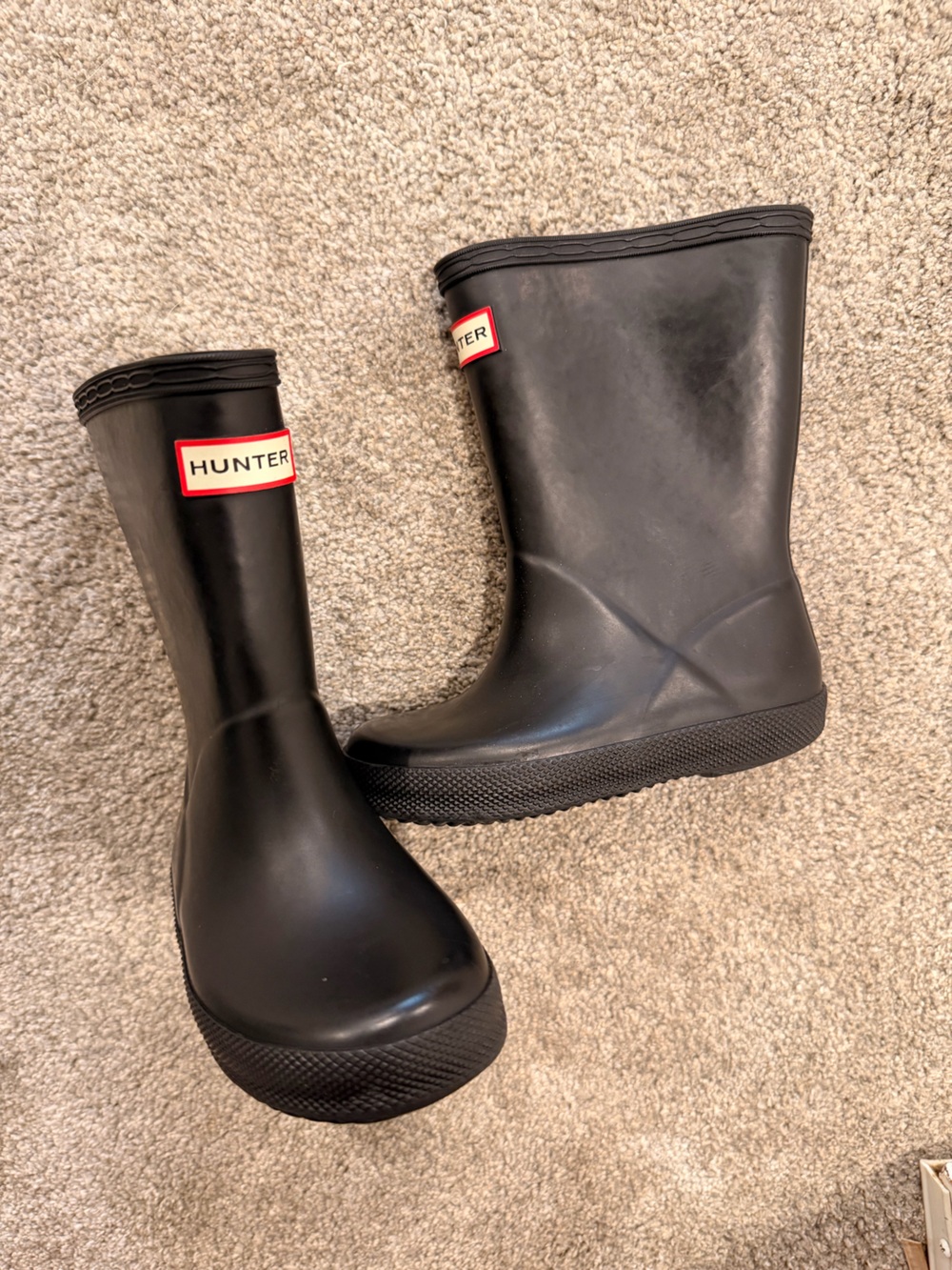 Hunter Original Short Black Waterproof Rubber Rain Boots